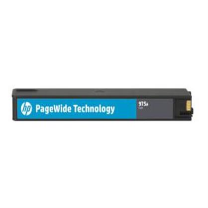 惠普HP 975A PageWide原装墨盒 975A青色-3000页 （适用机型：HP PageWide Pro 452、477、552、577 打印机系列）
