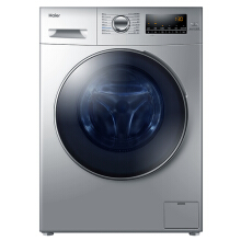 海尔(Haier) 滚筒洗衣机全自动 10公斤变频纤维级蒸汽防皱洗烘一体 洗10烘7 XQG100-14HBX20SJD